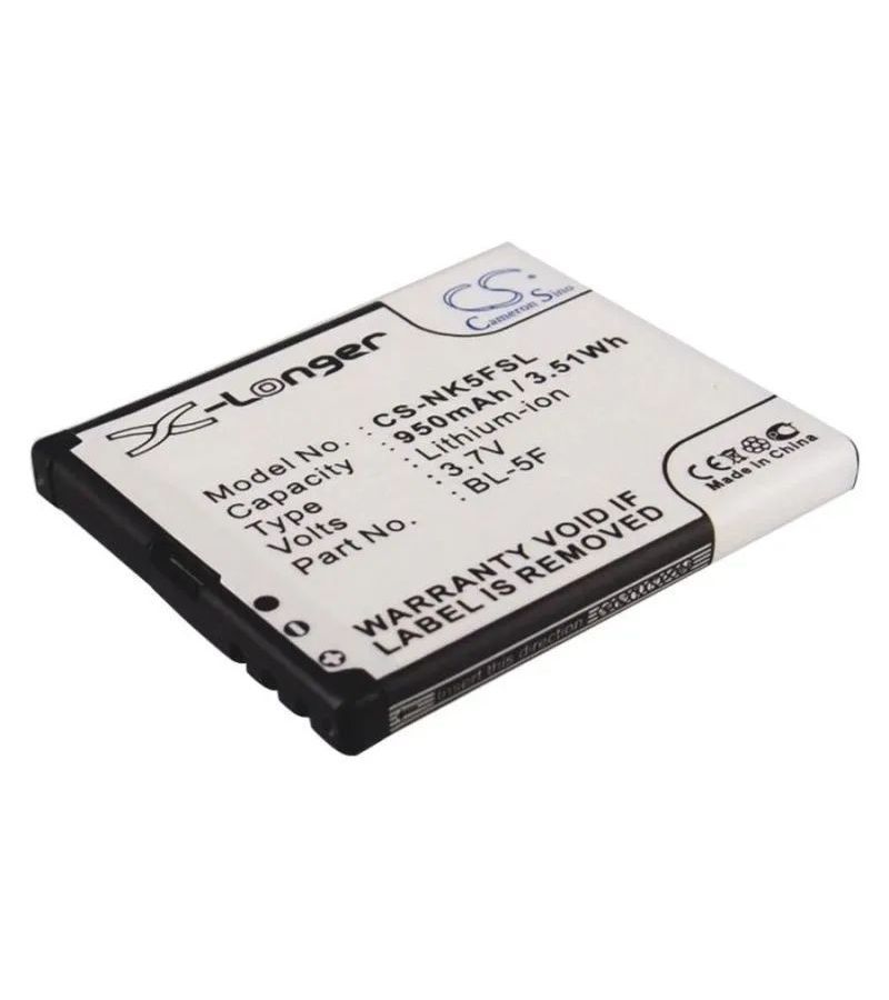 Аккумулятор CameronSino CS-NK5FSL для Nokia 6210, 6260, 6290, 6710, E65, N78, N79, N93i, N
Аккумулятор CameronSino CS-NK5FSL для Nokia 6210, 6260, 6290, 6710, E65, N78, N79, N93i, N