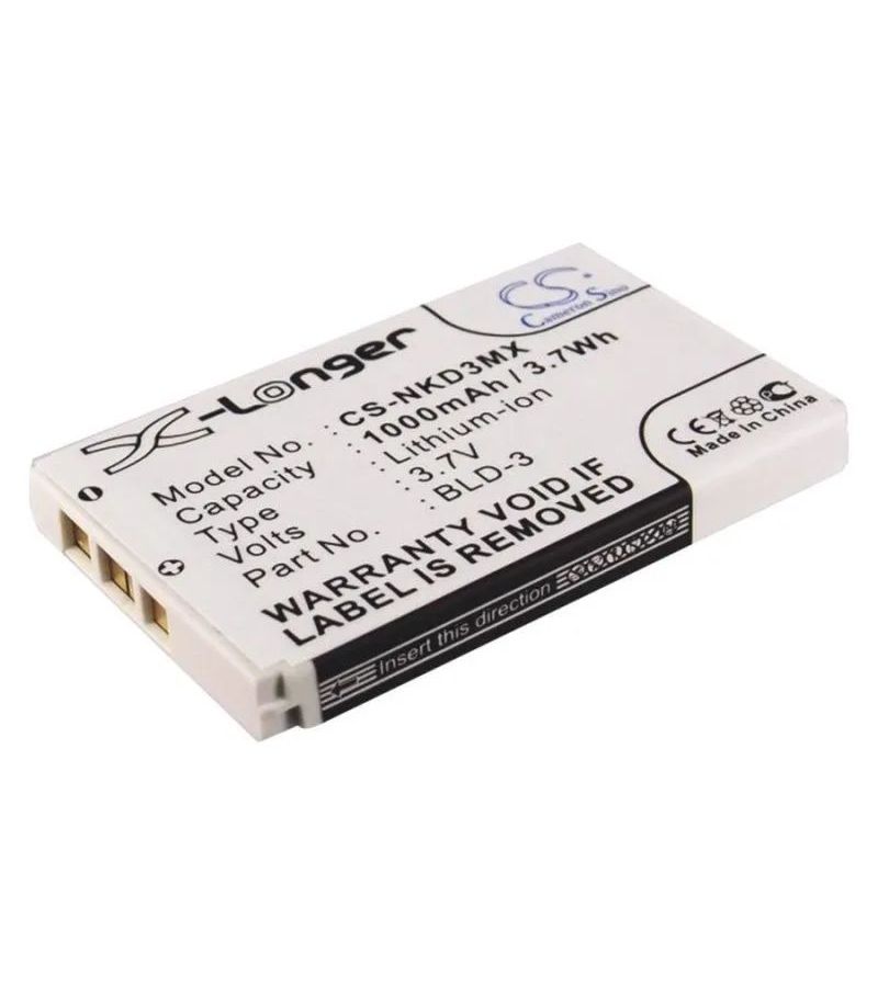 Аккумулятор CameronSino CS-NKD3MX для Nokia 7250i, 7210, 6610, 6560, 6225, 6200, 3300, 3205, 3200, 6
Аккумулятор CameronSino CS-NKD3MX для Nokia 7250i, 7210, 6610, 6560, 6225, 6200, 3300, 3205, 3200, 6