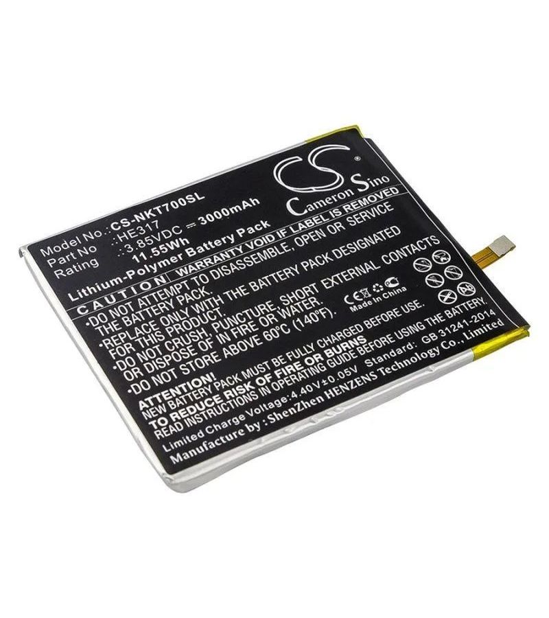 Аккумулятор CameronSino CS-NKT700SL для Nokia 7
Аккумулятор CameronSino CS-NKT700SL для Nokia 7