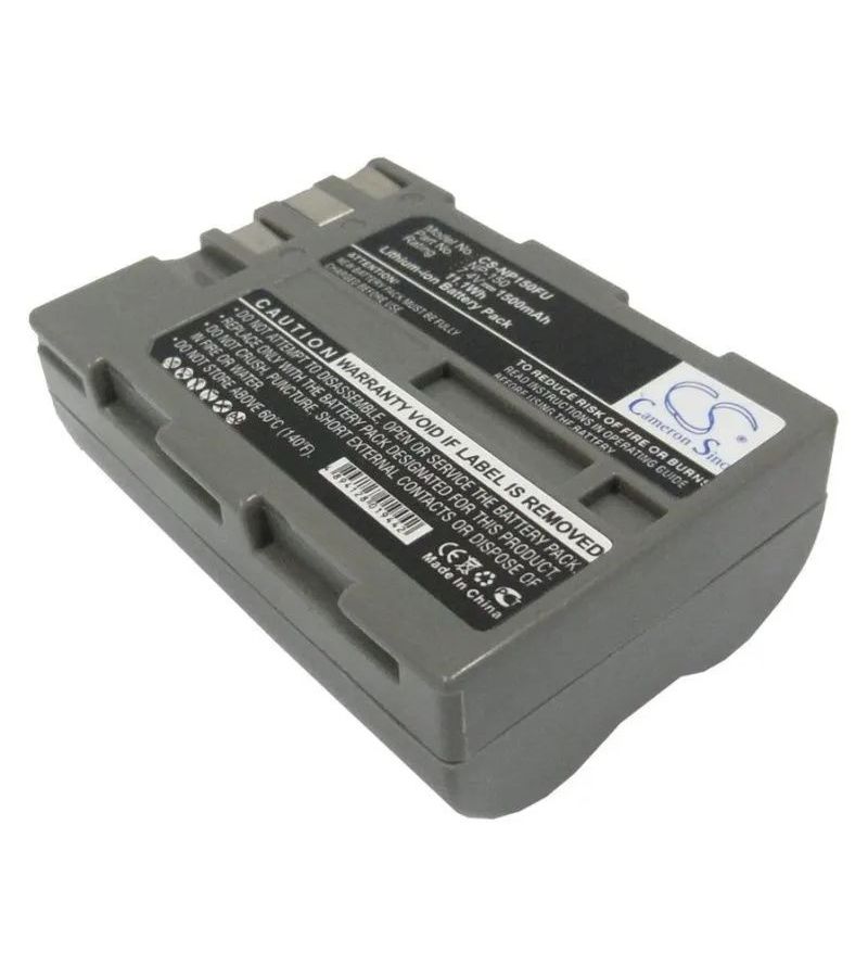 Аккумулятор CameronSino CS-NP150FU для FujiFilm FinePix S5 Pro p/n: NP-150
Аккумулятор CameronSino CS-NP150FU для FujiFilm FinePix S5 Pro p/n: NP-150