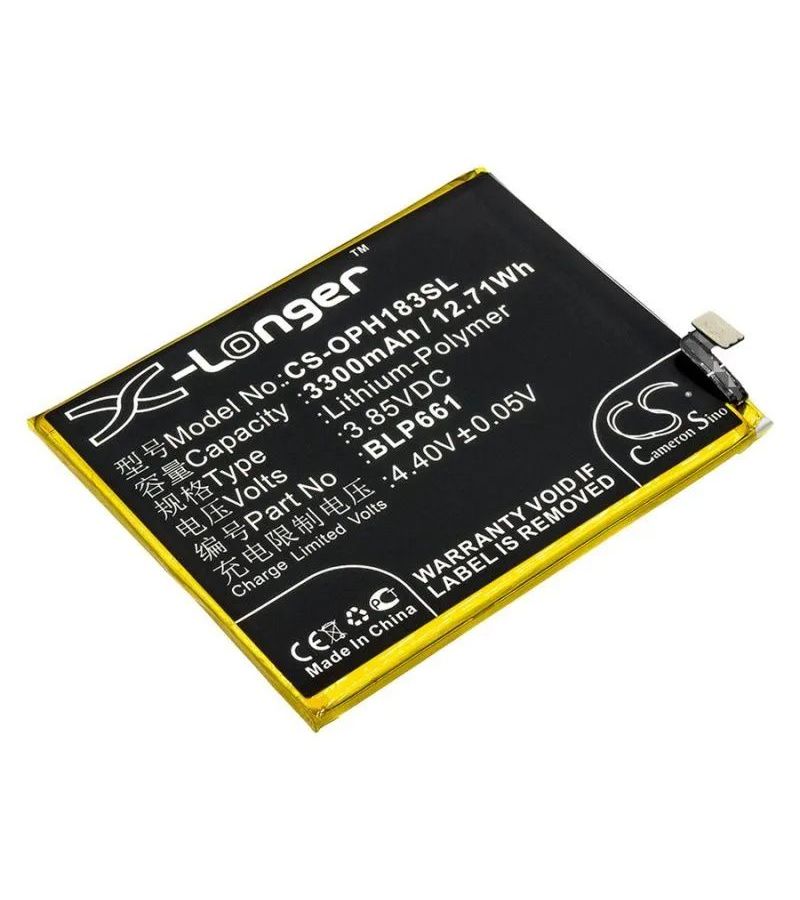 Аккумулятор CameronSino CS-OPH183SL для OPPO A3
Аккумулятор CameronSino CS-OPH183SL для OPPO A3