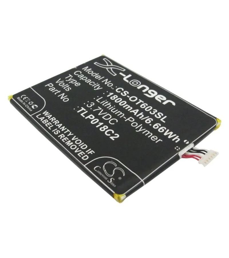 Аккумулятор CameronSino CS-OT603SL для Alcatel One Touch 6033X
Аккумулятор CameronSino CS-OT603SL для Alcatel One Touch 6033X