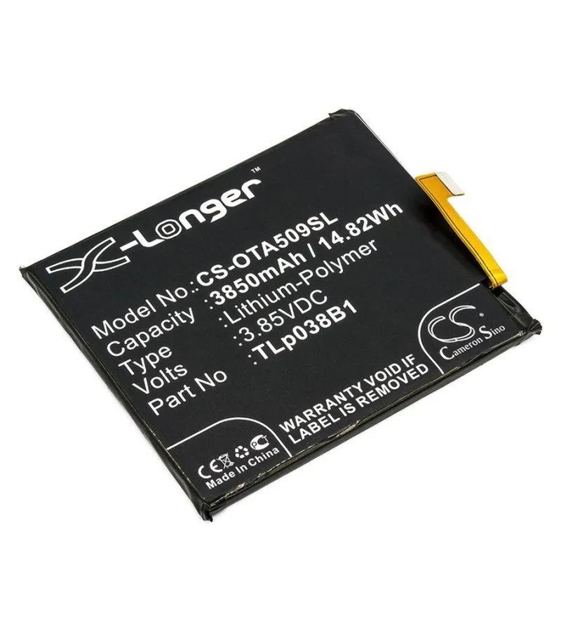 Аккумулятор CameronSino CS-OTA509SL для Alcatel A7 5090Y
Аккумулятор CameronSino CS-OTA509SL для Alcatel A7 5090Y