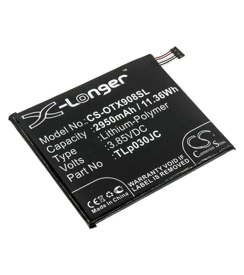 Аккумулятор CameronSino CS-OTX908SL для Alcatel TIM XL 2018, A3A XL 4G, OT-5099T, 3V TD-LTE, OT-5099
Аккумулятор CameronSino CS-OTX908SL для Alcatel TIM XL 2018, A3A XL 4G, OT-5099T, 3V TD-LTE, OT-5099