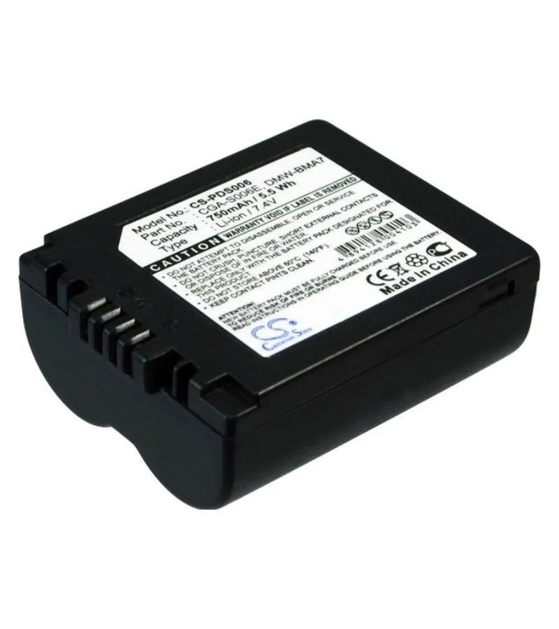 Аккумулятор CameronSino CS-PDS006 для Panasonic Lumix DMC-FZ2, FZ3, FZ4, FZ7, FZ8, FZ18
Аккумулятор CameronSino CS-PDS006 для Panasonic Lumix DMC-FZ2, FZ3, FZ4, FZ7, FZ8, FZ18