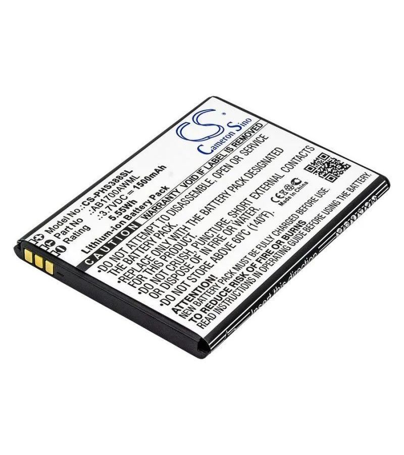 Аккумулятор CameronSino CS-PHS388SL для Philips S388
Аккумулятор CameronSino CS-PHS388SL для Philips S388