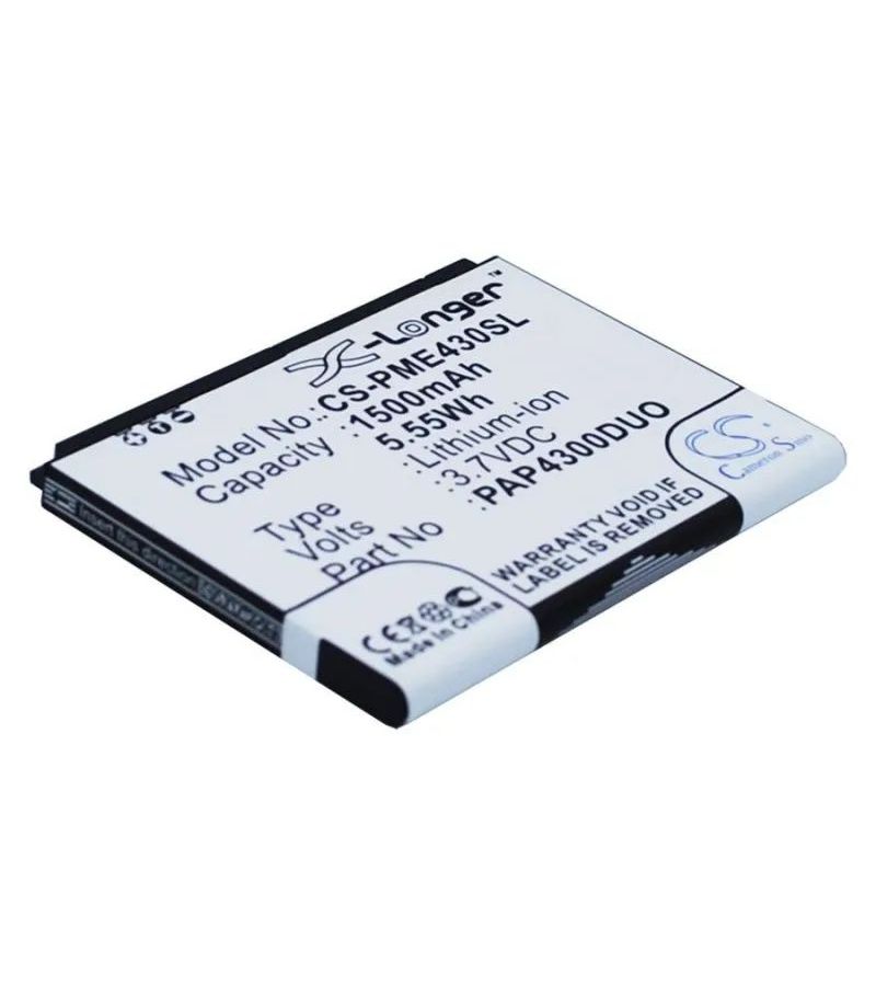 Аккумулятор CameronSino CS-PME430SL для Prestigio MultiPhone 4300 Duo
Аккумулятор CameronSino CS-PME430SL для Prestigio MultiPhone 4300 Duo