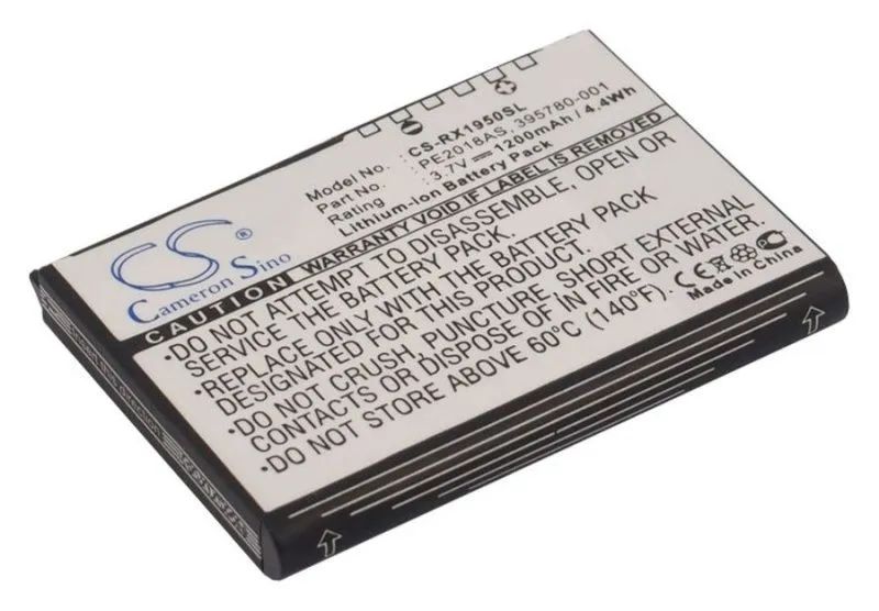 Аккумулятор CameronSino CS-RX1950SL для HP RX1900, iPAQ RX1950
Аккумулятор CameronSino CS-RX1950SL для HP RX1900, iPAQ RX1950
