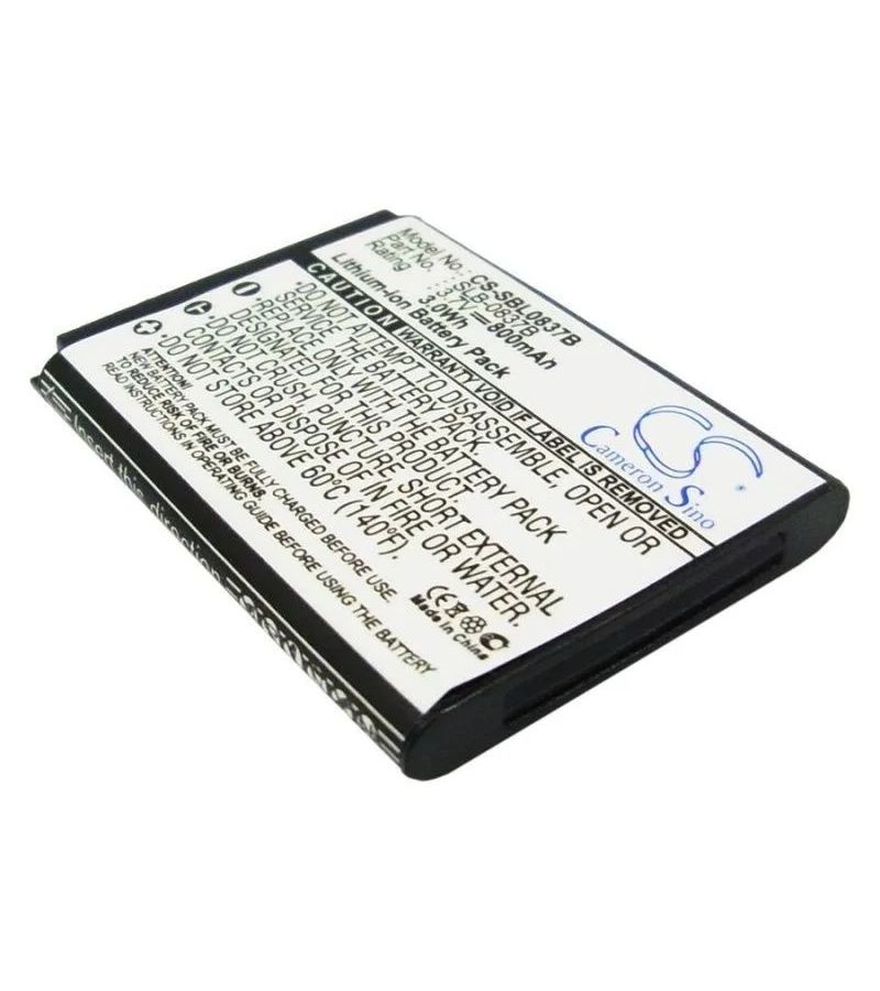 Аккумулятор CameronSino CS-SBL0837B для Samsung Digimax L70/L83/L201/NV8/NV10
Аккумулятор CameronSino CS-SBL0837B для Samsung Digimax L70/L83/L201/NV8/NV10