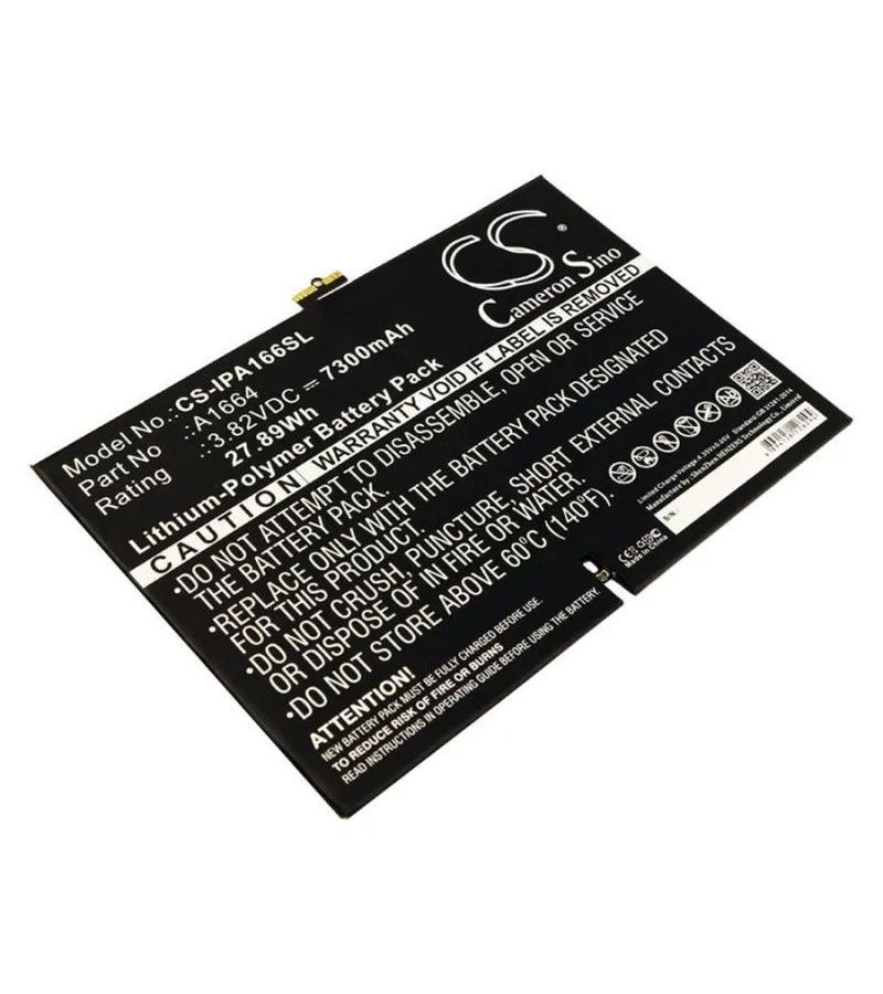 Аккумулятор CameronSino CS-IPA166SL для Apple iPad Pro 9.7 (A1673, A1674, A1675)
Аккумулятор CameronSino CS-IPA166SL для Apple iPad Pro 9.7 (A1673, A1674, A1675)