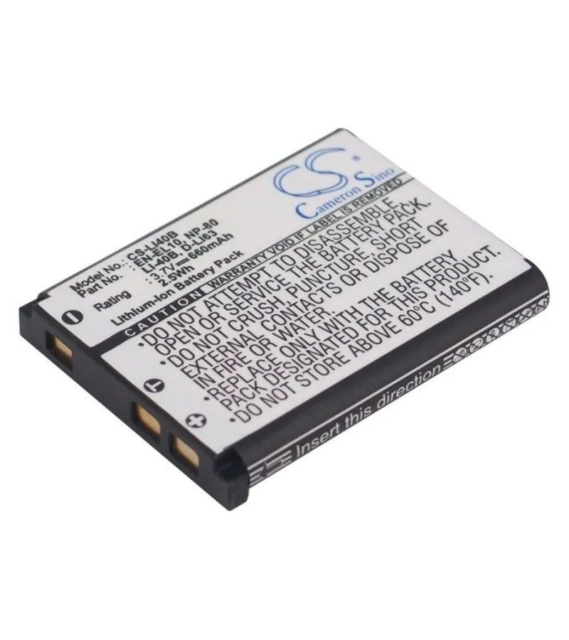 Аккумулятор CameronSino CS-LI40B для FujiFilm FinePix J12/J120/J150, видеорегистратора Pilot DVR 490
Аккумулятор CameronSino CS-LI40B для FujiFilm FinePix J12/J120/J150, видеорегистратора Pilot DVR 490
