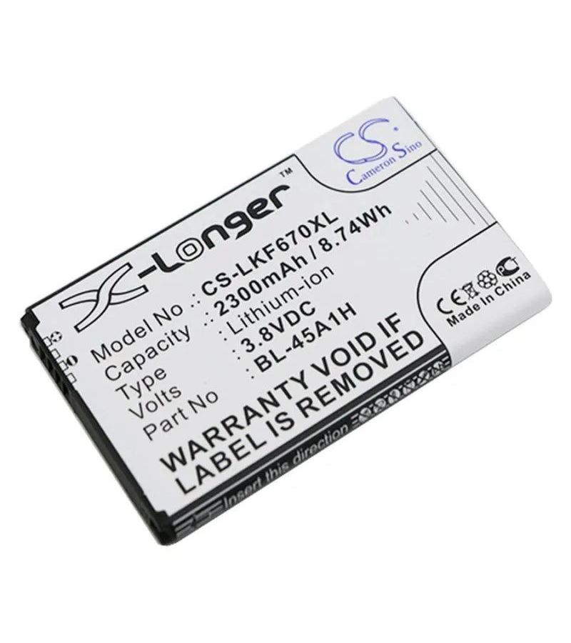 Аккумулятор CameronSino CS-LKF670XL для LG K10 LTE K430DS
Аккумулятор CameronSino CS-LKF670XL для LG K10 LTE K430DS