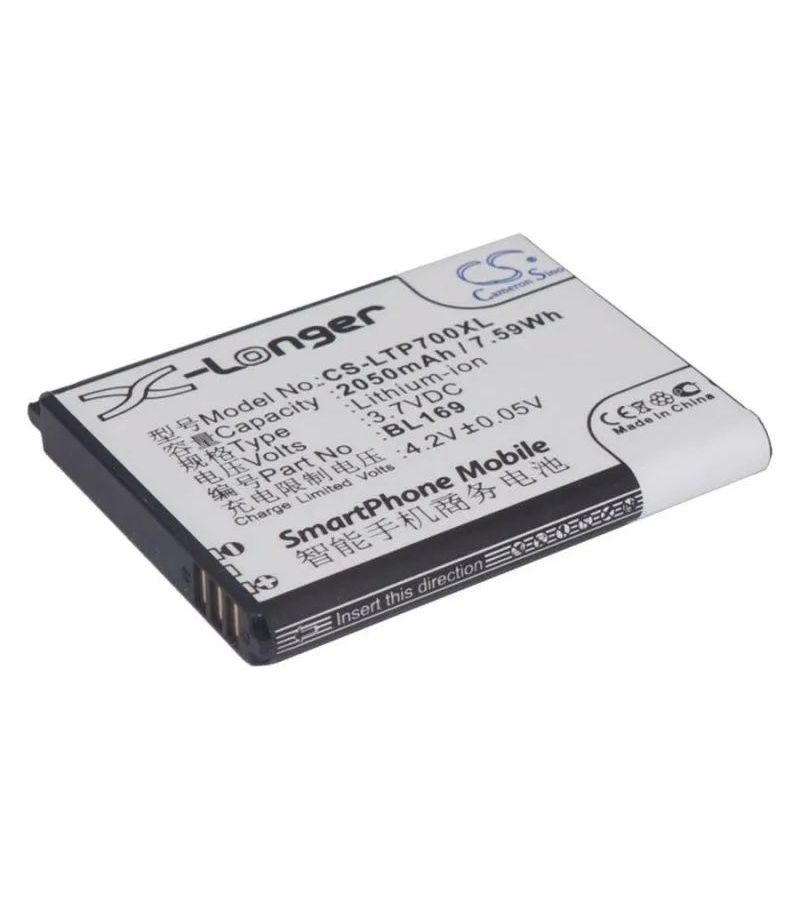 Аккумулятор CameronSino CS-LTP700XL для Lenovo A789, S560
Аккумулятор CameronSino CS-LTP700XL для Lenovo A789, S560