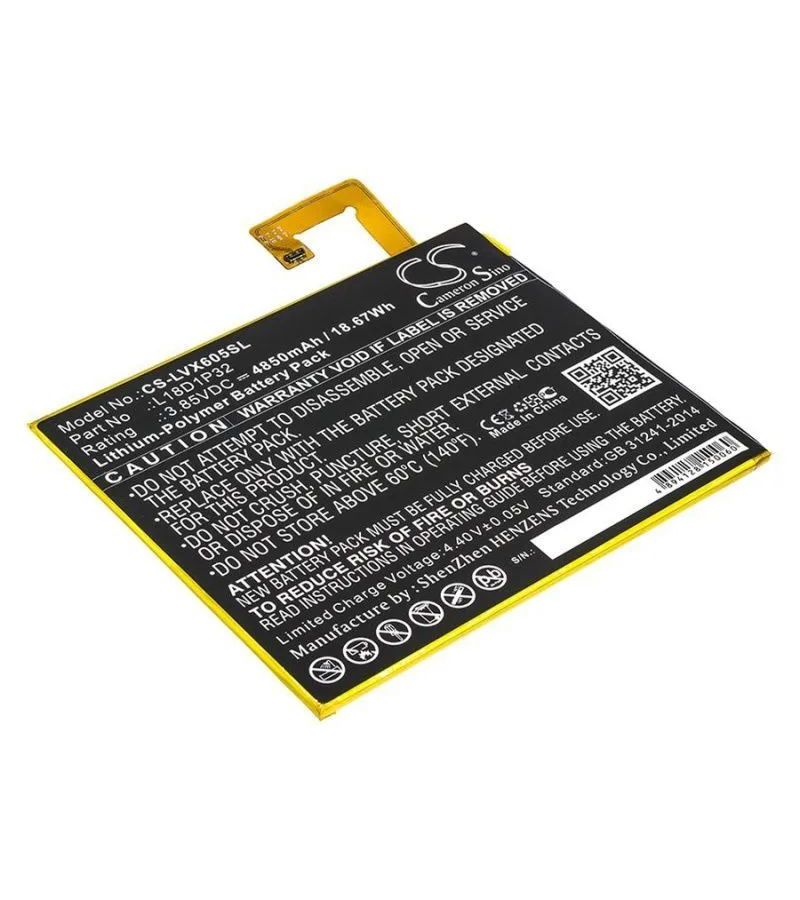 Аккумулятор CameronSino CS-LVX605SL (Smart Tab M10, TB-X605F, TB-X605FC, X605, X605C)
Аккумулятор CameronSino CS-LVX605SL (Smart Tab M10, TB-X605F, TB-X605FC, X605, X605C)