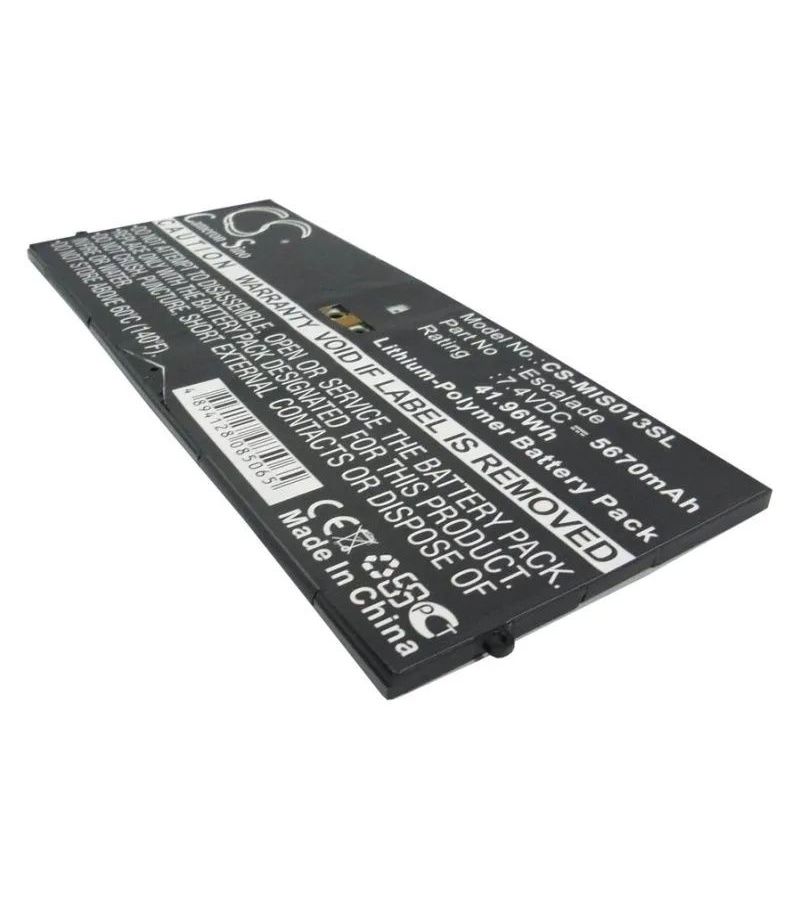 Аккумулятор CameronSino CS-MIS013SL для Microsoft Surface Pro, Pro 2, p/n: P21GU9
Аккумулятор CameronSino CS-MIS013SL для Microsoft Surface Pro, Pro 2, p/n: P21GU9