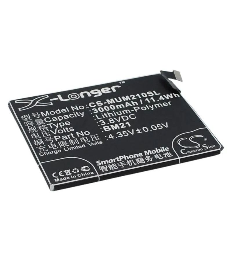 Аккумулятор CameronSino CS-MUM210SL для Xiaomi Mi Note
Аккумулятор CameronSino CS-MUM210SL для Xiaomi Mi Note