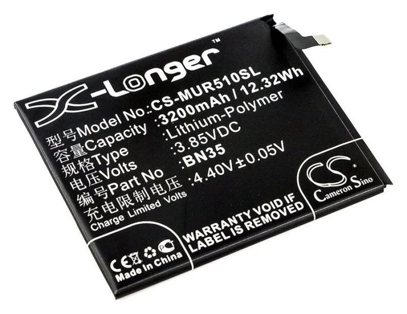 Аккумулятор CameronSino CS-MUR510SL для Xiaomi Redmi 5
Аккумулятор CameronSino CS-MUR510SL для Xiaomi Redmi 5