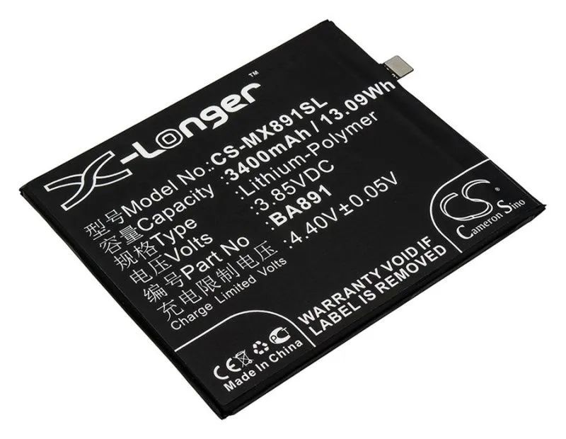 Аккумулятор CameronSino CS-MX891SL для Meizu 15 Plus
Аккумулятор CameronSino CS-MX891SL для Meizu 15 Plus