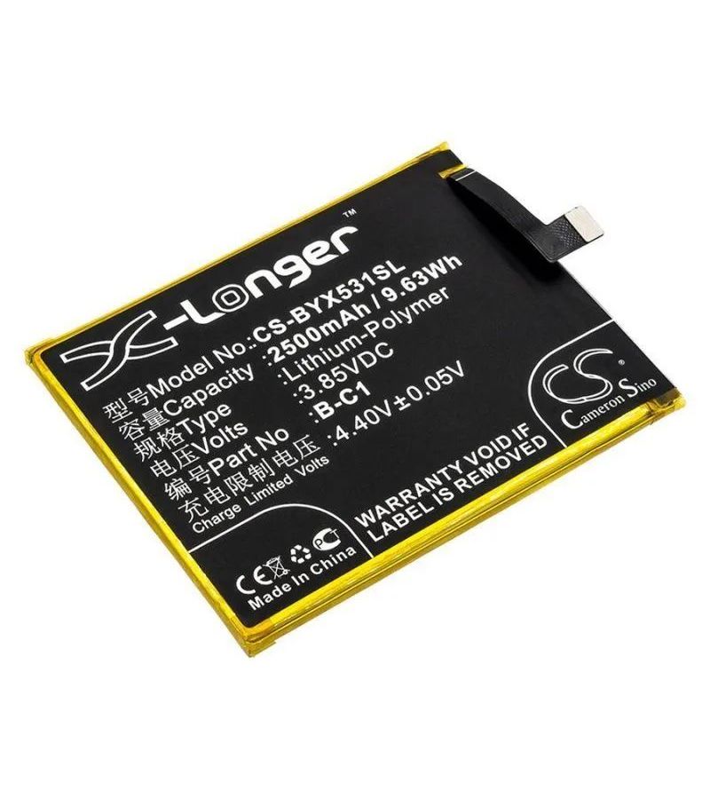 Аккумулятор CameronSino CS-BYX531SL для BBK VIVO Y53
Аккумулятор CameronSino CS-BYX531SL для BBK VIVO Y53