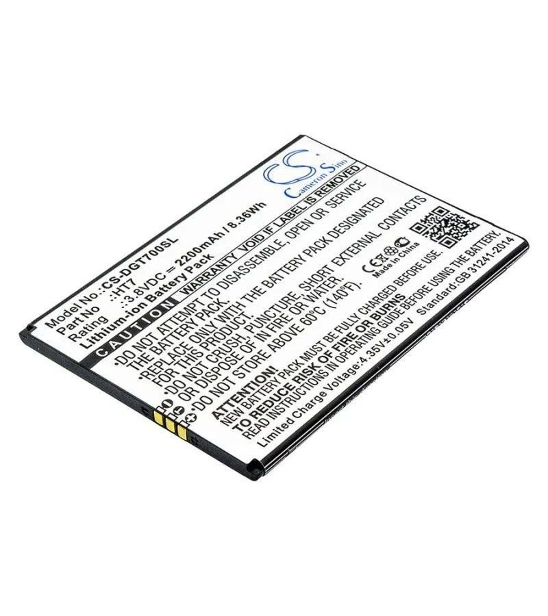 Аккумулятор CameronSino CS-DGT700SL для Doogee Homtom HT7
Аккумулятор CameronSino CS-DGT700SL для Doogee Homtom HT7