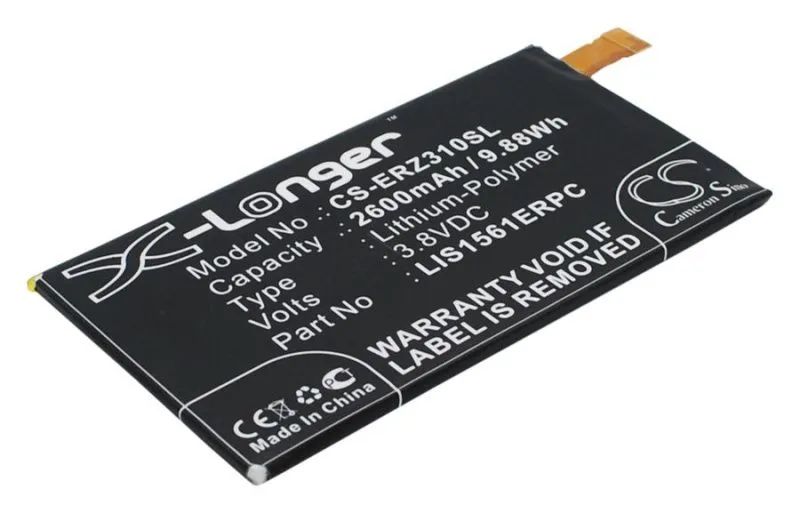 Аккумулятор CameronSino CS-ERZ310SL для Sony Xperia C4, Xperia Z3 Compact
Аккумулятор CameronSino CS-ERZ310SL для Sony Xperia C4, Xperia Z3 Compact