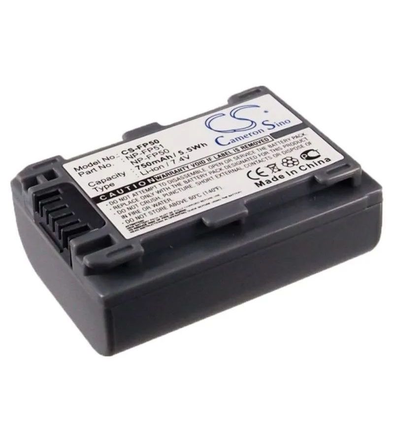 Аккумулятор CameronSino CS-FP50 для Sony DCR-DVD, HC, SR, HDR-HC Series
Аккумулятор CameronSino CS-FP50 для Sony DCR-DVD, HC, SR, HDR-HC Series