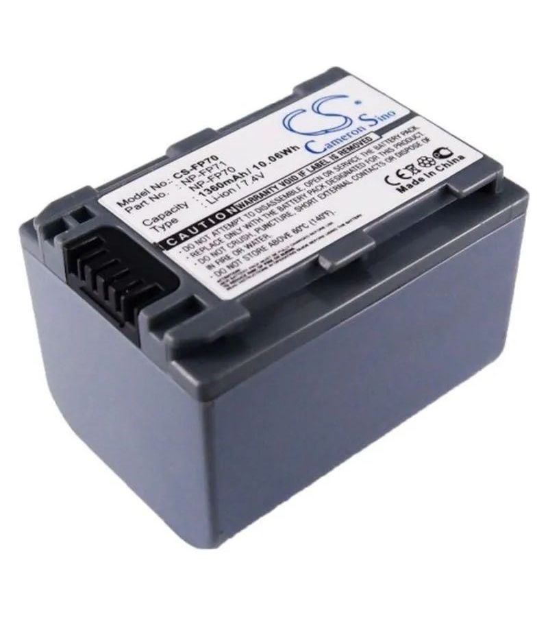 Аккумулятор CameronSino CS-FP70 для Sony DCR-DVD, HC, SR, HDR-HC Series
Аккумулятор CameronSino CS-FP70 для Sony DCR-DVD, HC, SR, HDR-HC Series