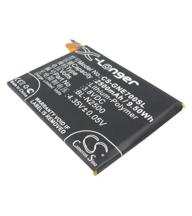 Аккумулятор CameronSino CS-GNE700SL для Gionee Elife E7
Аккумулятор CameronSino CS-GNE700SL для Gionee Elife E7