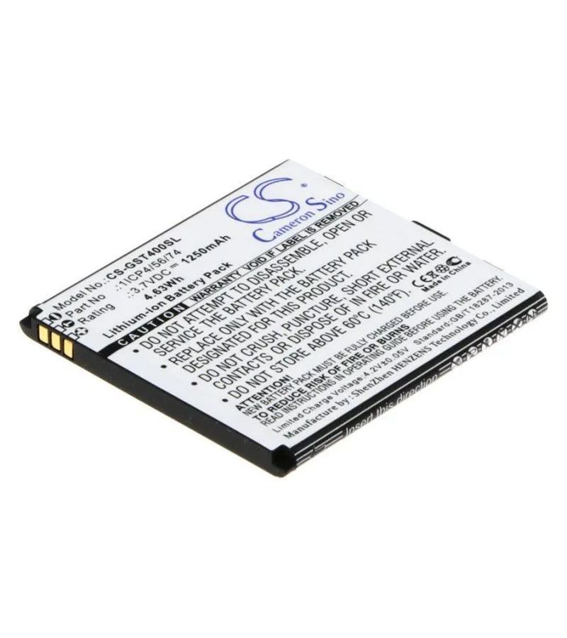 Аккумулятор CameronSino CS-GST400SL для Gigabyte GSmart T4
Аккумулятор CameronSino CS-GST400SL для Gigabyte GSmart T4