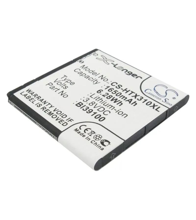 Аккумулятор CameronSino CS-HTX310XL для HTC BA S640, BI39100
Аккумулятор CameronSino CS-HTX310XL для HTC BA S640, BI39100