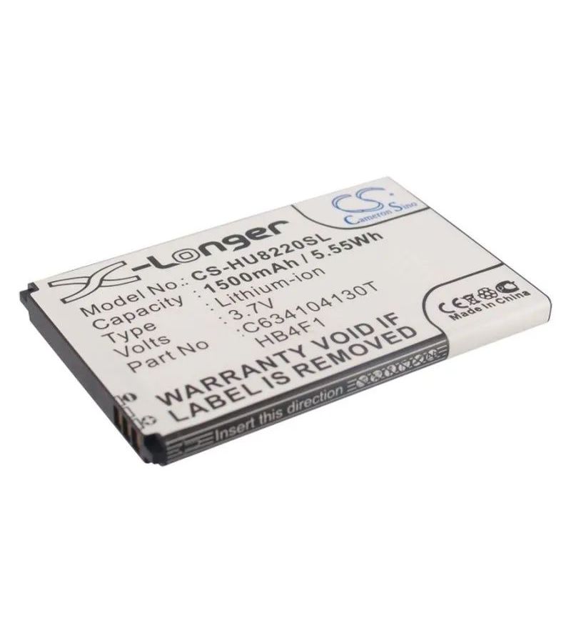 Аккумулятор CameronSino CS-HU8220SL для Huawei U8800H Ideos X5
Аккумулятор CameronSino CS-HU8220SL для Huawei U8800H Ideos X5