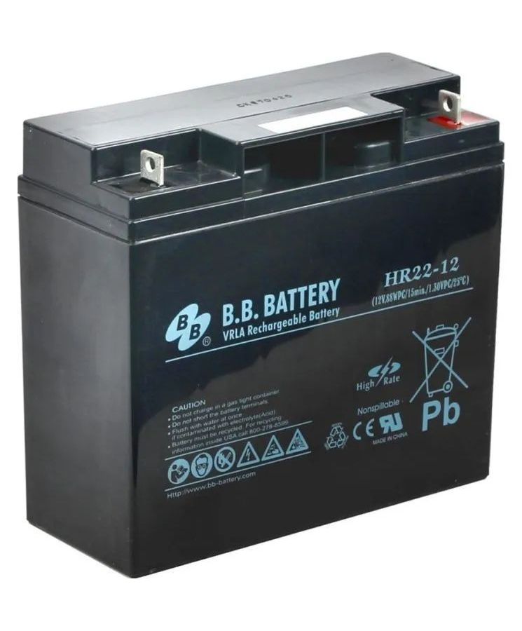 Аккумулятор BB Battery HR22-12
Аккумулятор BB Battery HR22-12