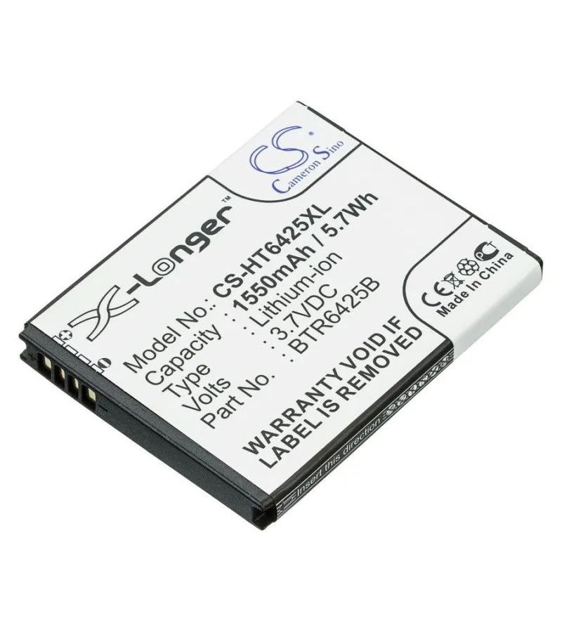 Аккумулятор BTR6425 для HTC Rezound, Vigor, ThunderBolt 2, Droid Incredible HD
Аккумулятор BTR6425 для HTC Rezound, Vigor, ThunderBolt 2, Droid Incredible HD