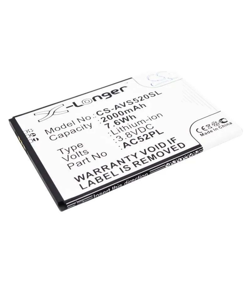 Аккумулятор CameronSino CS-AVS520SL для Archos 52 Platinum
Аккумулятор CameronSino CS-AVS520SL для Archos 52 Platinum