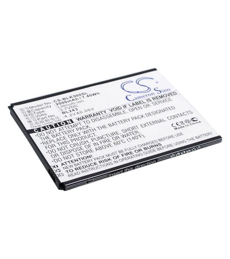 Аккумулятор CameronSino CS-BLK500SL для Lenovo K3 Note
Аккумулятор CameronSino CS-BLK500SL для Lenovo K3 Note