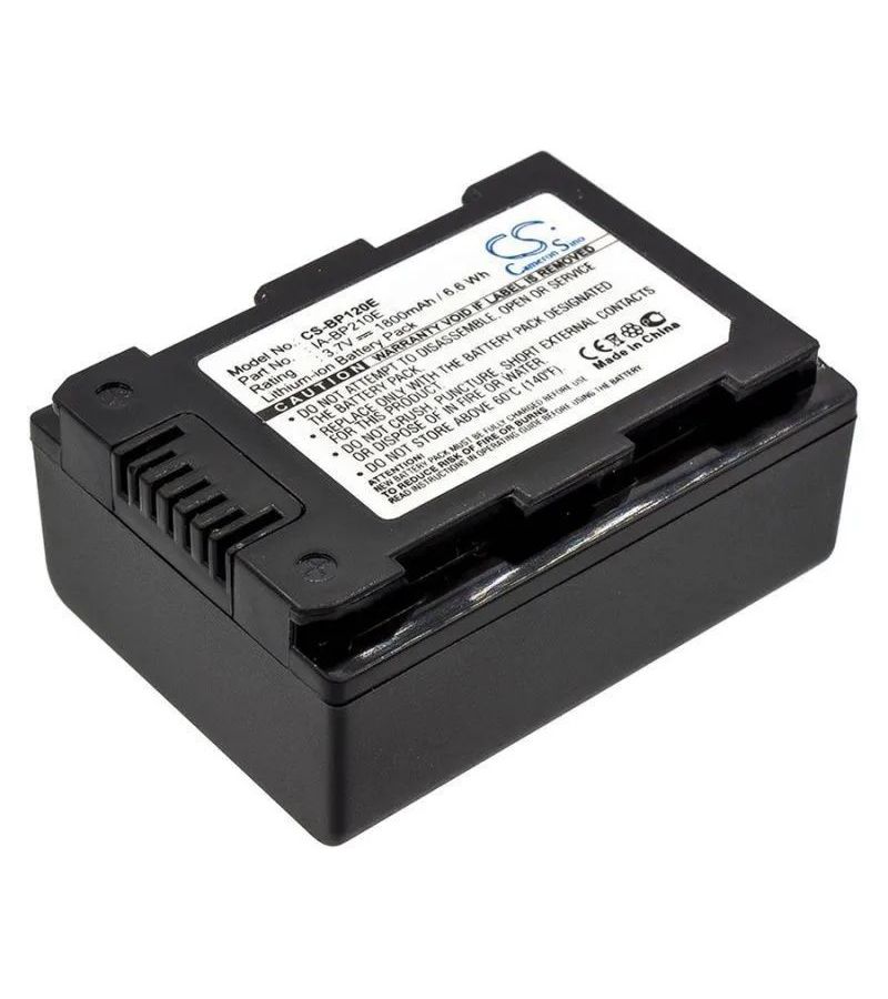 Аккумулятор CameronSino CS-BP120E для Samsung HMX-H200/H203/H204/H205/S10/S15/S16/SMX-F40/F43/F44
Аккумулятор CameronSino CS-BP120E для Samsung HMX-H200/H203/H204/H205/S10/S15/S16/SMX-F40/F43/F44