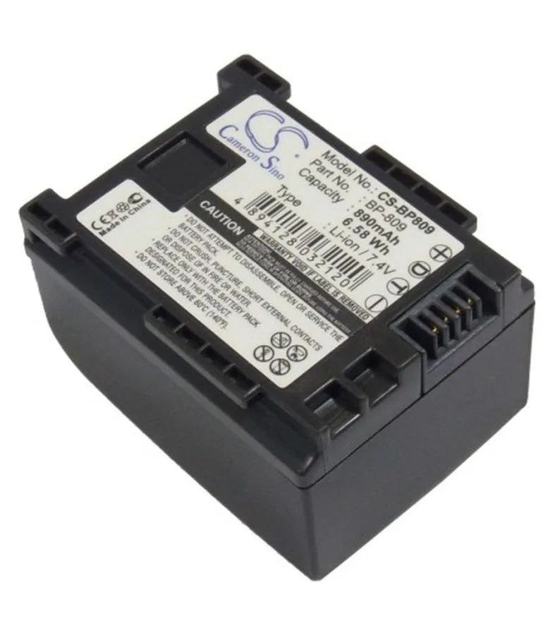 Аккумулятор CameronSino CS-BP809 для Canon LEGRIA HF G10, HF G25, HF G30, HF M306, M31, M32, 890mAh
Аккумулятор CameronSino CS-BP809 для Canon LEGRIA HF G10, HF G25, HF G30, HF M306, M31, M32, 890mAh