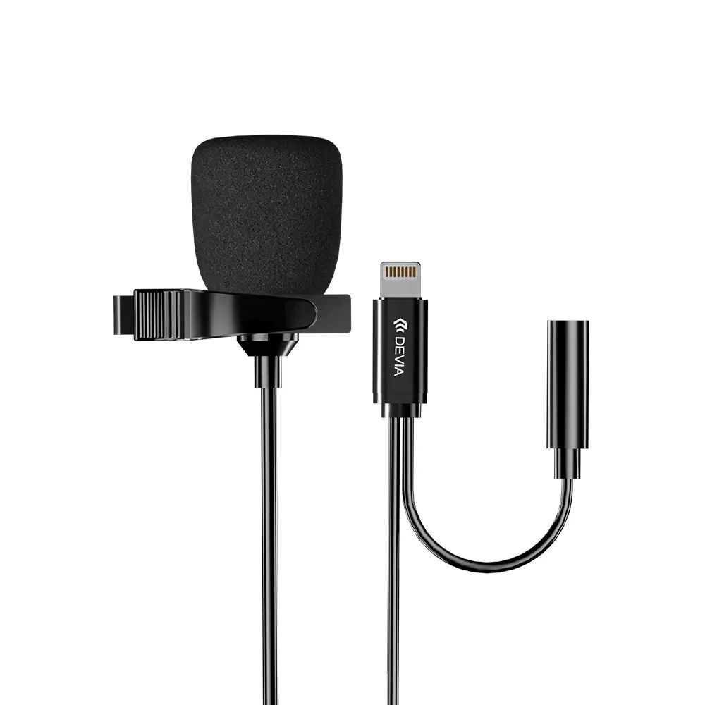 Микрофон Devia Smart Wired Microphone (Lightning) - Black
Микрофон Devia Smart Wired Microphone (Lightning) - Black