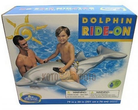 Игрушка Intex 58539 для катания по воде Дельфин - фото 3