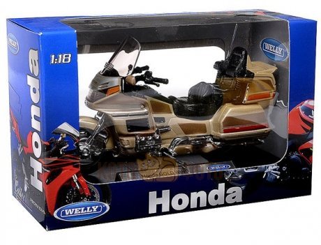 Модель мотоцикла Welly 1:18 Honda Gold Wing - фото 2