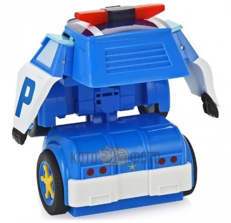 Игрушка-трансформер Silverlit Робокар Поли Поли на радиоуправлении . Управляется в форме робота и машины - фото 3
