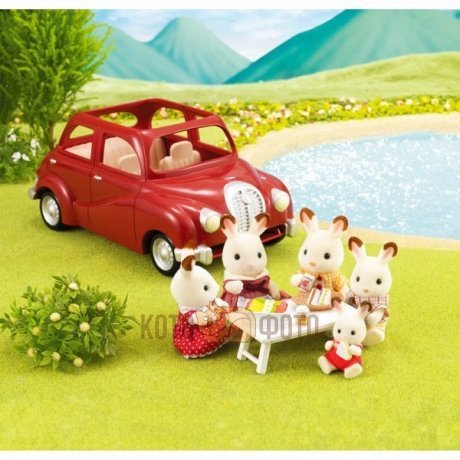 Игровой набор Sylvanian Families «Семейный автомобиль», красный - фото 2