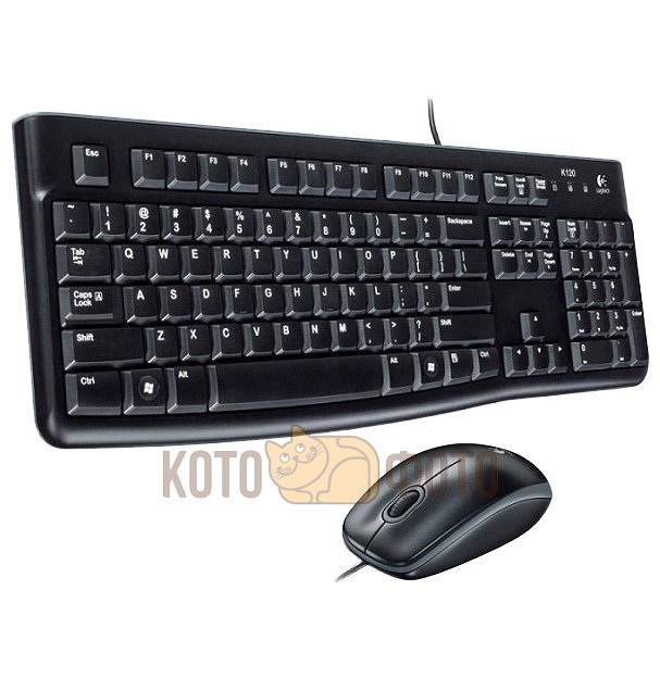 Набор клавиатура+мышь Logitech MK120 Black USB