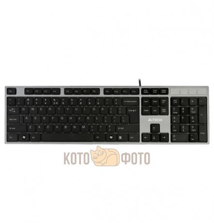 Клавиатура A4 KD-300 серый/черный - фото 1