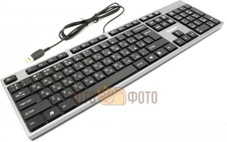 Клавиатура A4 KD-300 серый/черный - фото 2