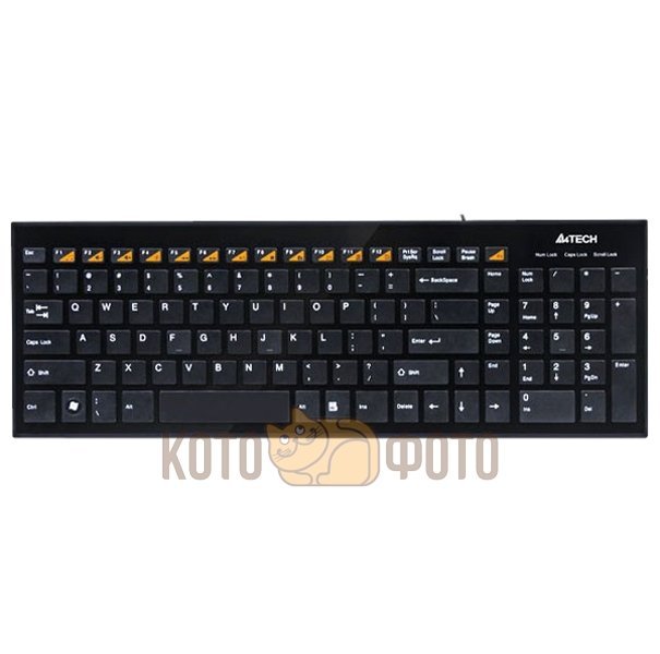 Клавиатура A4Tech KX-100 черный