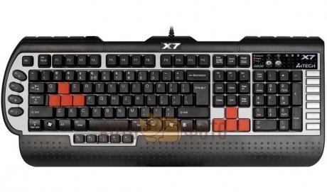 Клавиатура A4 X7-G800MU черный/серый - фото 2