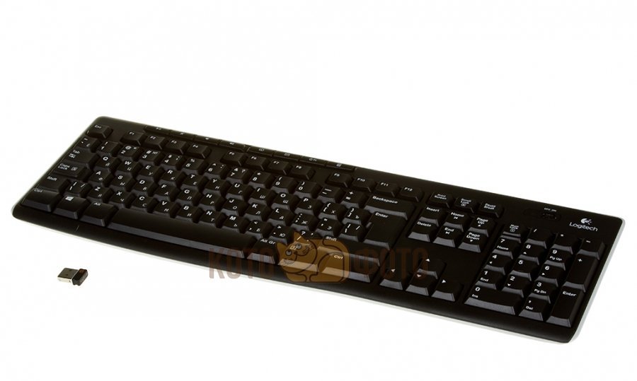 Клавиатура Logitech K270 черный/белый