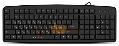 Клавиатура Oklick 100M черный - фото 1