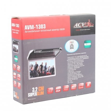 Потолочный монитор ACV AVM-1303 серый - фото 2